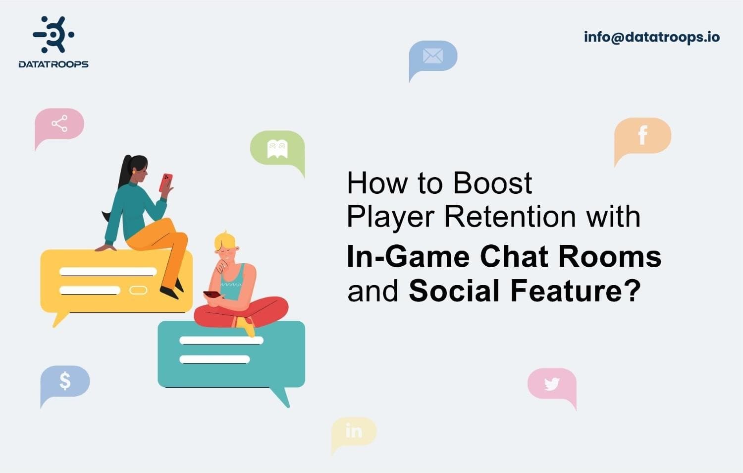 Boosting player retention with social features and in game chat room