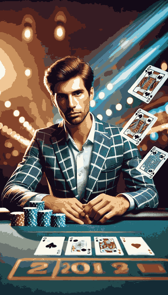 person sitting to play casino game