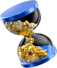 hourglass with left timer